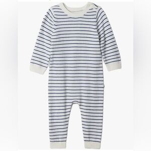 New Baby GAP Baby CashSoft Stripe Sweater One-Piece Ivory Frost 18-24 Months NWT